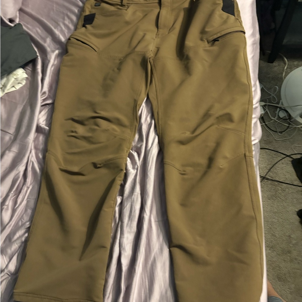 Brunt Men's Tactical-style Brown Softshell Pants